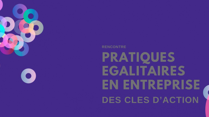 titre rencontre entreprises sur le fond violet