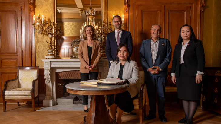 Visite de courtoisie de S.E. Madame l'Ambassadrice Davaasuren Gerelmaa, représentante permanente de la Mongolie auprès de l'ONU à Genève 