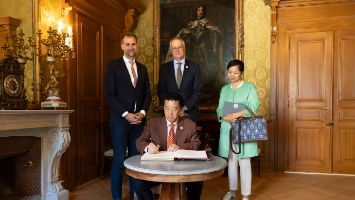 Visite de Monsieur Dongyu QU, directeur général de l'Organisation des Nations Unies pour l'alimentation et l'agriculture (FAO)