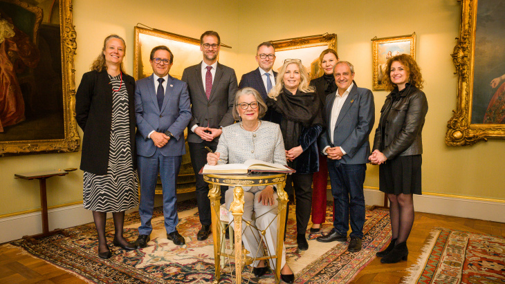 Déjeuner de courtoisie en l'honneur de Madame Kate Forbes, présidente de la Fédération internationale des sociétés de la Croix-Rouge et du Croissant-Rouge (FICR) à l'occasion de sa prise de fonction