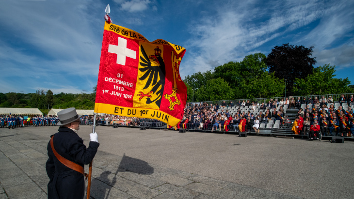 Cérémonie de commémoration du débarquement des troupes confédérées au Port Noir le 1er juin 1814 (année 2024)