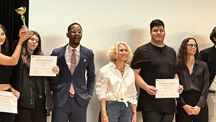 Les vainqueurs de la troisième édition du concours d'éloquence "La Parole est une Voie