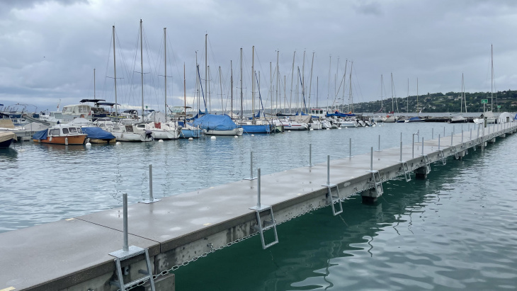 Nouvelle estacade à Port Wilson