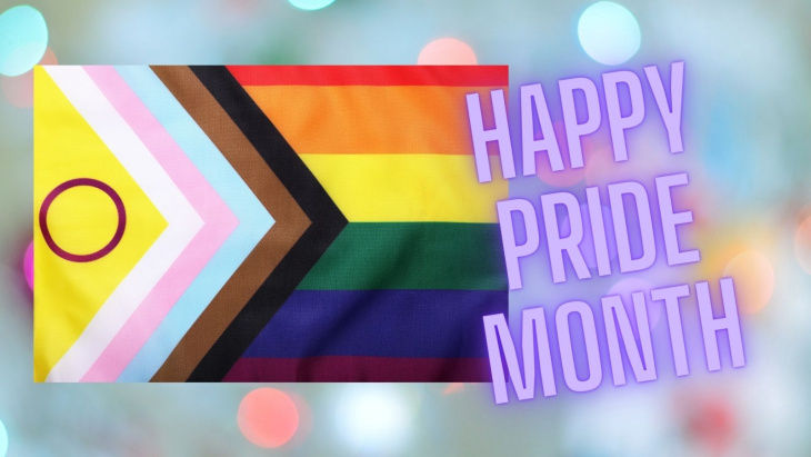 drapeau LGBTIQ+ Happy pride month