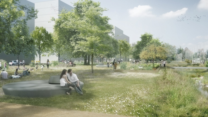 Illustration Eau en ville dans les grands projets