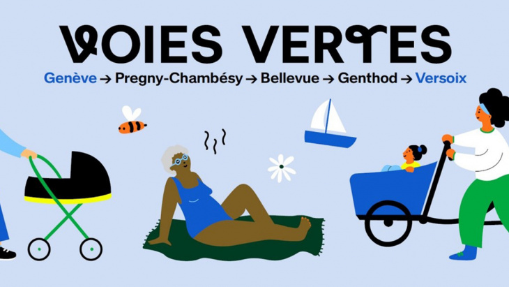 Illustration Voie verte Versoix-Genève