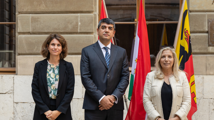Visite de courtoisie de S.E. Monsieur l'Ambassadeur Sharaf SHERALIZODA, Représentant permanent de la République du Tadjikistan auprès de l'Office des Nations Unies à Genève