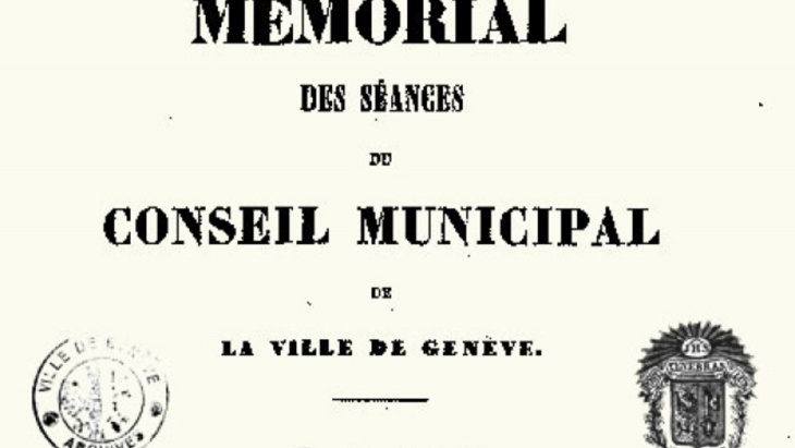 Photo d'un exemplaire du mémorial