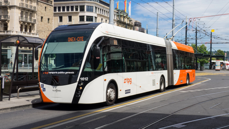 Un bus genevois à Bel-Air