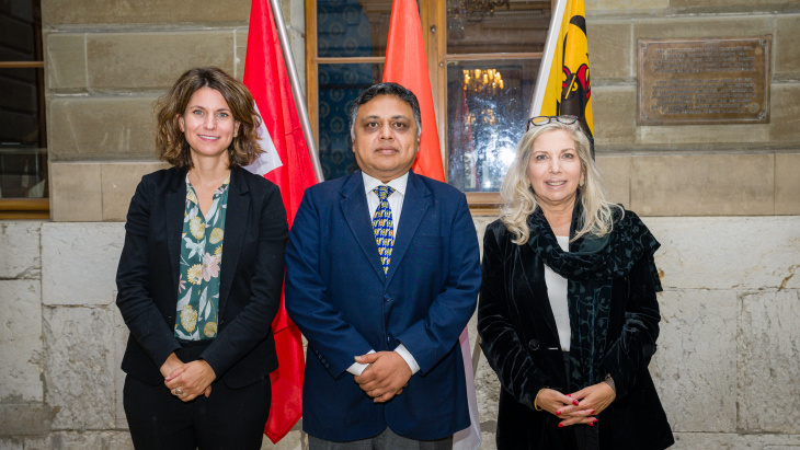 Visite de courtoisie de Monsieur Rahul Srivastava, consul général d'Inde à Genève