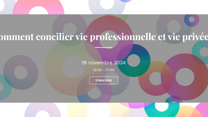 titre atelier Comment concilier vie professionnelle et vie privée?