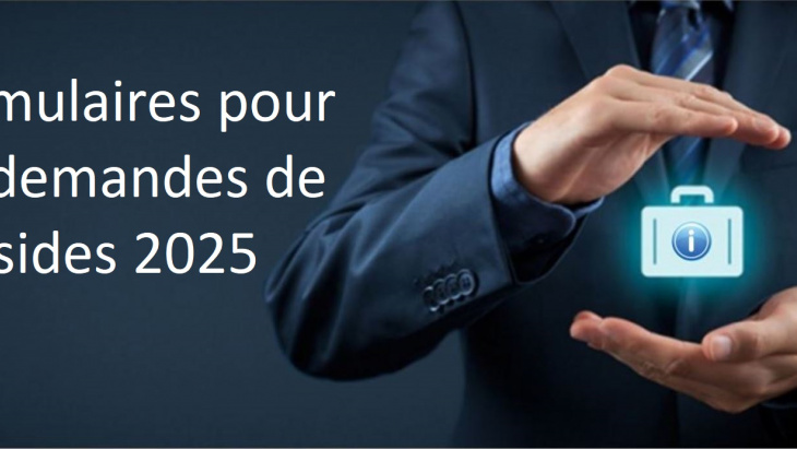 formulaires sam disponibles depuis le 25 octobre 2024