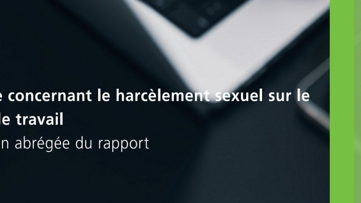 étude BFEH Harcèlement sexuel au travail