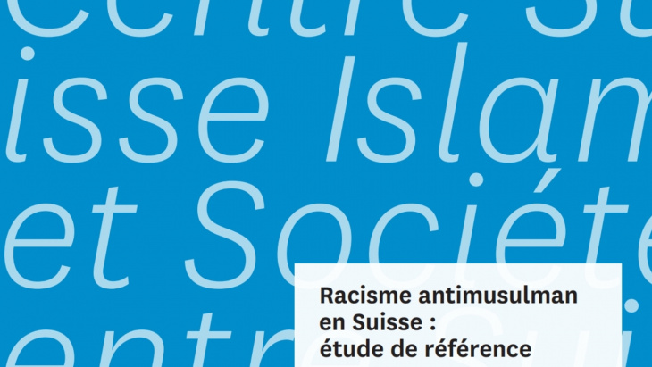 Couverture de l'étude sur le racisme antimusulman en Suisse
