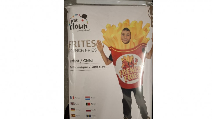 Costume enfant French Fries