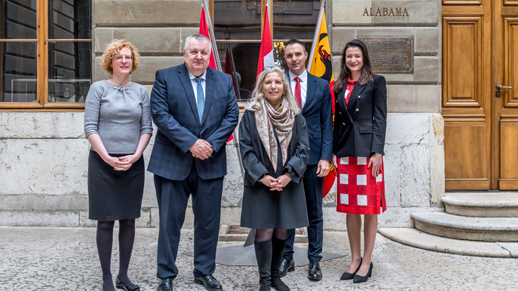 Visite de courtoisie de S.E. Monsieur József Czukor, Ambassadeur de la Hongrie en Suisse