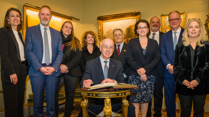 Réception en l'honneur de Monsieur François Chaix, président du Tribunal fédéral suisse