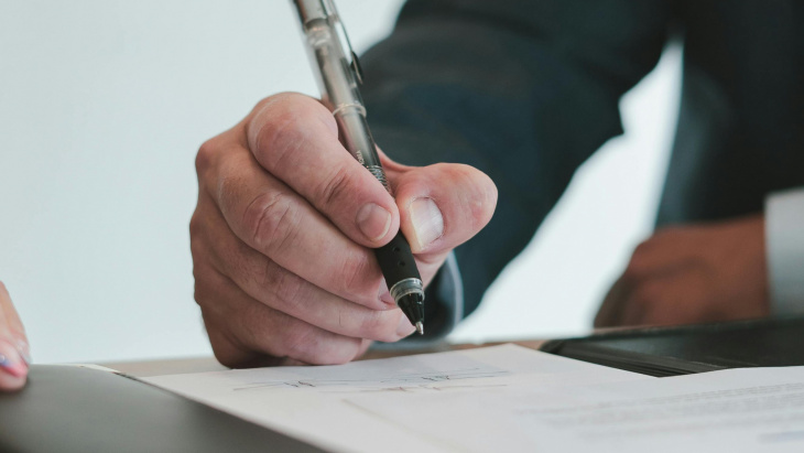 Signature d'un document