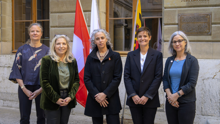 Visite de la doctoresse Micaela Serafini, présidente de la section suisse de l'organisation internationale d'aide humanitaire Médecins Sans Frontières (MSF)