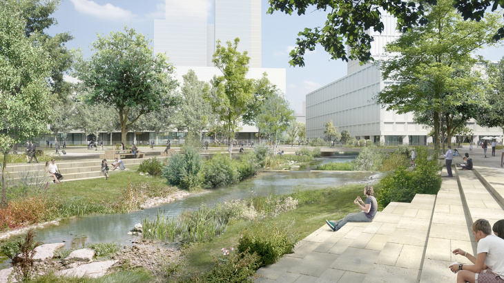 Secteur Etoile de la Drite remise à ciel ouvert (c) archigraphie