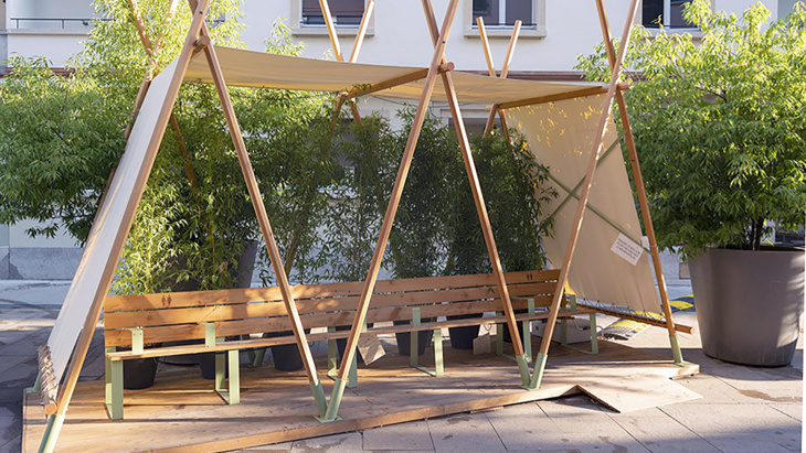 Espace de fraicheur en ville