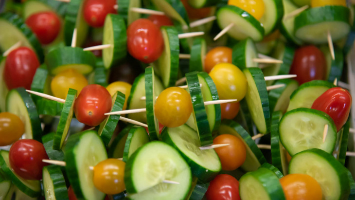 Brochettes de légumes