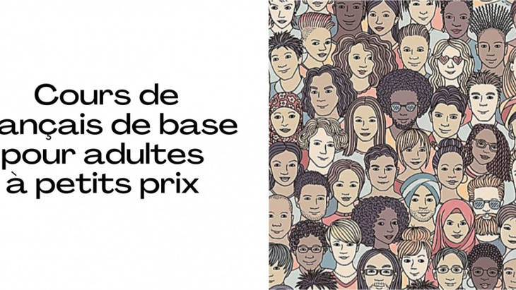 Cours de français de base pour adultes à petits prix
