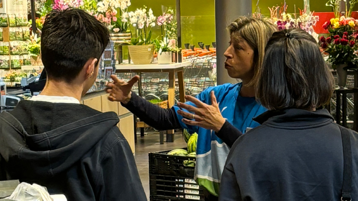 Visite de la Migros par des élèves de 10ème