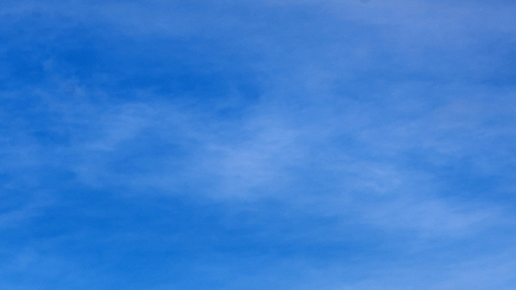 Ciel bleu à Genève