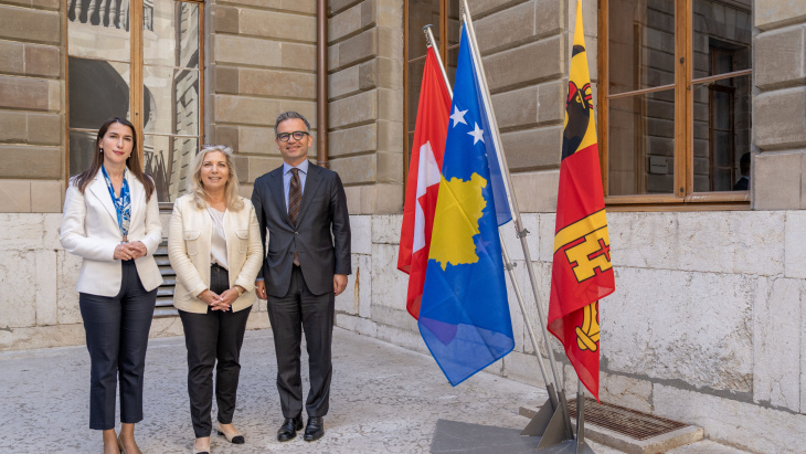 Visite de S.E Monsieur Mentor Latifi, Ambassadeur de la République du Kosovo auprès de la Suisse et du Liechtenstein