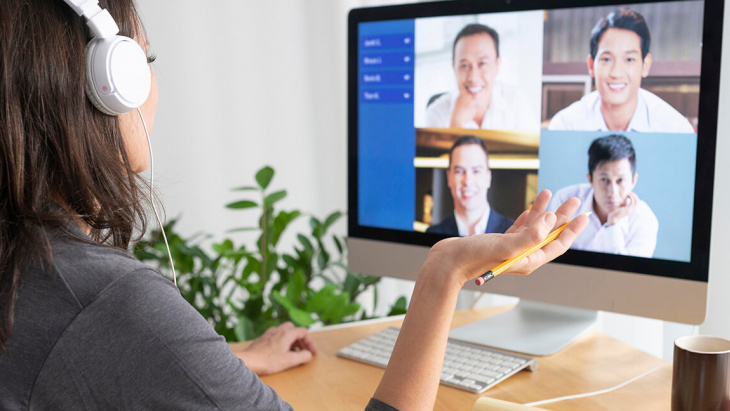 Télétravailleuse frontalière