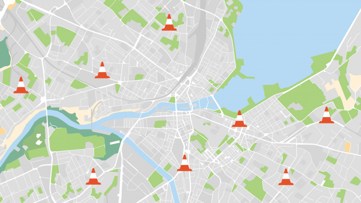 Illustration cartographie chantiers