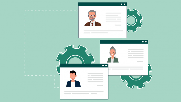 Illustration partage d'expériences