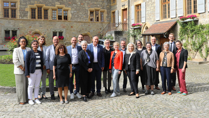 rencontre sept conseillères et conseillers d’Etat romands en charge de l’égalité 