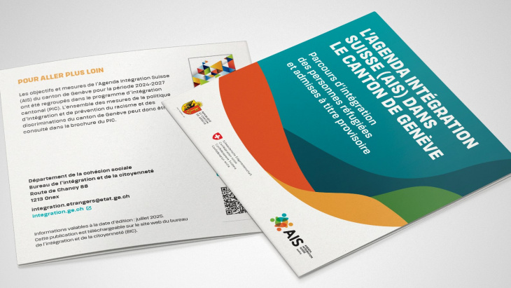 Couverture du dépliant sur l'Agenda Intégration Suisse