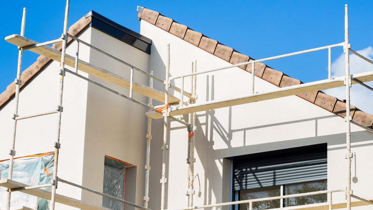 Travaux de rénovation d'une villa