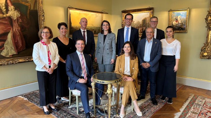 Déjeuner de courtoisie en l'honneur de Madame Maja Riniker, présidente du Conseil National et Monsieur Andrea Caroni, président du Conseil des États