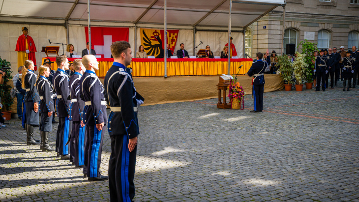 Prestation de serment de l'Ecole de Police EA 1-23