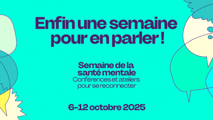 Semaine de la santé mentale à Genève du 6 au 12 octobre 2025
