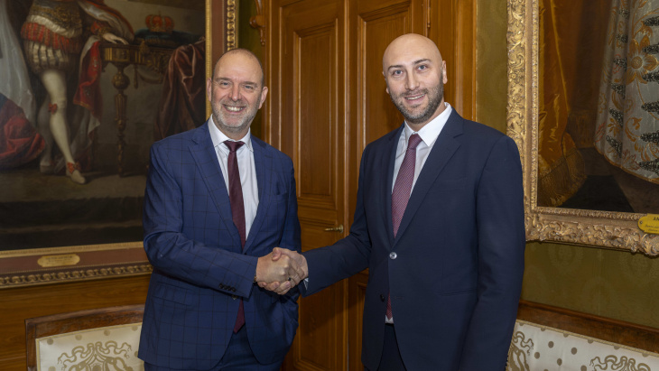 Visite de S.E. Monsieur Shota Getsadze, Ambassadeur de la Géorgie en Suisse