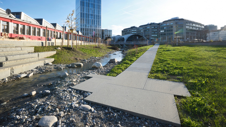 La Drize renaturée à Boissonnas (c) Loris Von Siebenthal