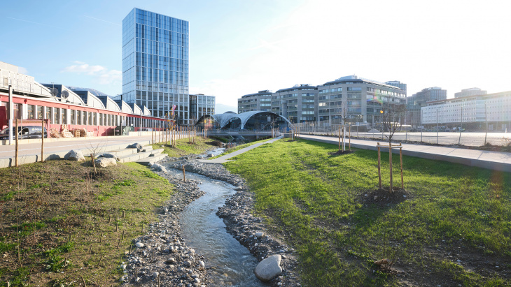 La Drize renaturée à Boissonnas (c) Loris Von Siebenthal