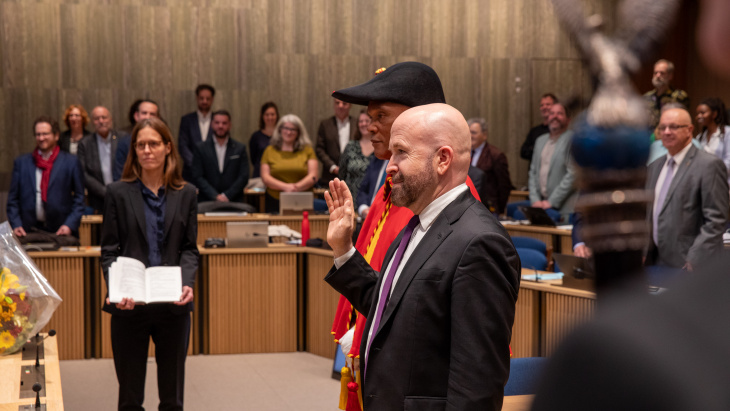 Prestation de serment de Monsieur Nicolas Walder, conseiller d'Etat
