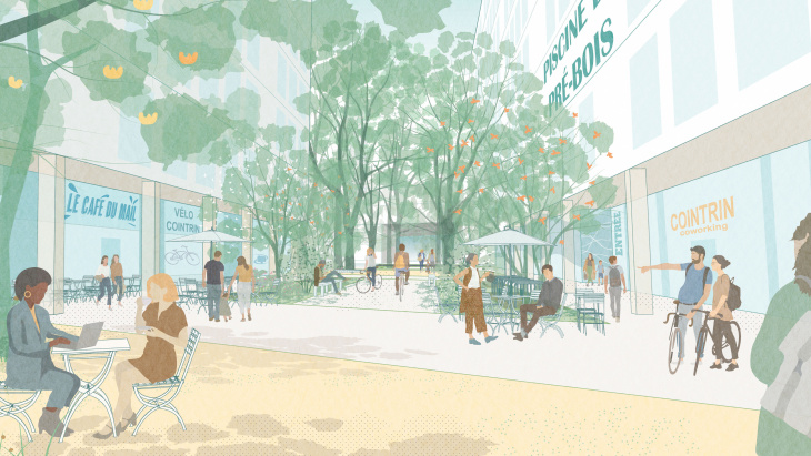 Illustration du mail à Pré-Bois