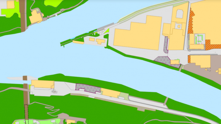 Carte master de la couverture du sol du grand Genève