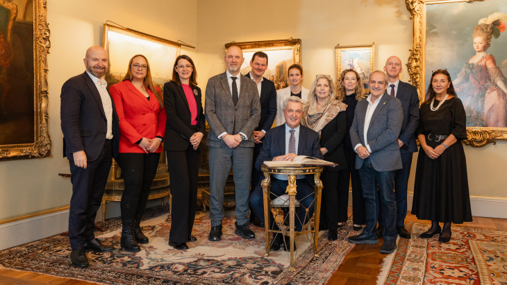 Déjeuner de courtoisie en l'honneur de Monsieur Filippo Grandi, Haut-Commissaire des Nations Unies pour les réfugiés, à l'occasion de la fin de son mandat