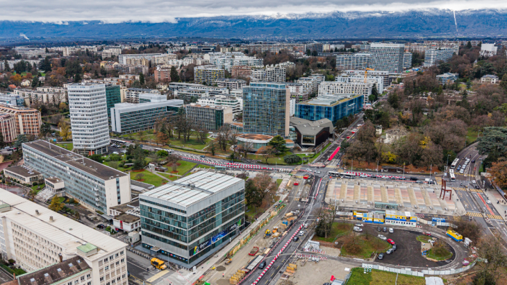 Chantier Tram des Nations
