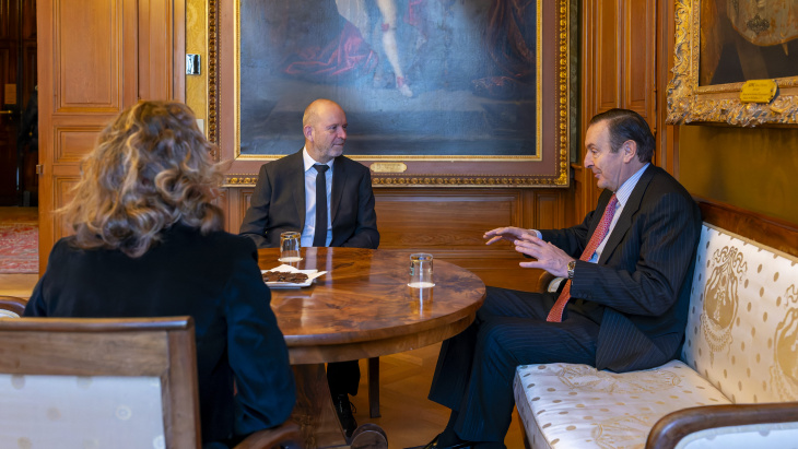 Visite de courtoisie de Monsieur Luis Fernández-Cid de las Alas Pumariño, consul général d’Espagne à Genève