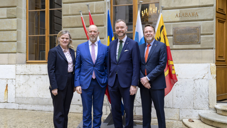 Visite de courtoisie des ambassadeurs de Norvège, Suède et Finlande en Suisse 