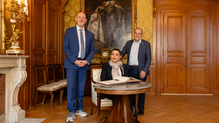 Visite de courtoisie de S.E. Madame l’Ambassadrice Caroline Ziadeh, Représentante permanente de la République libanaise auprès de l’ONU à Genève